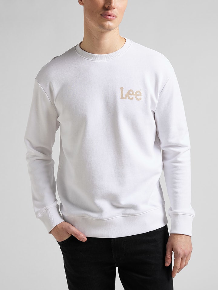 Sweatshirt in Weiß