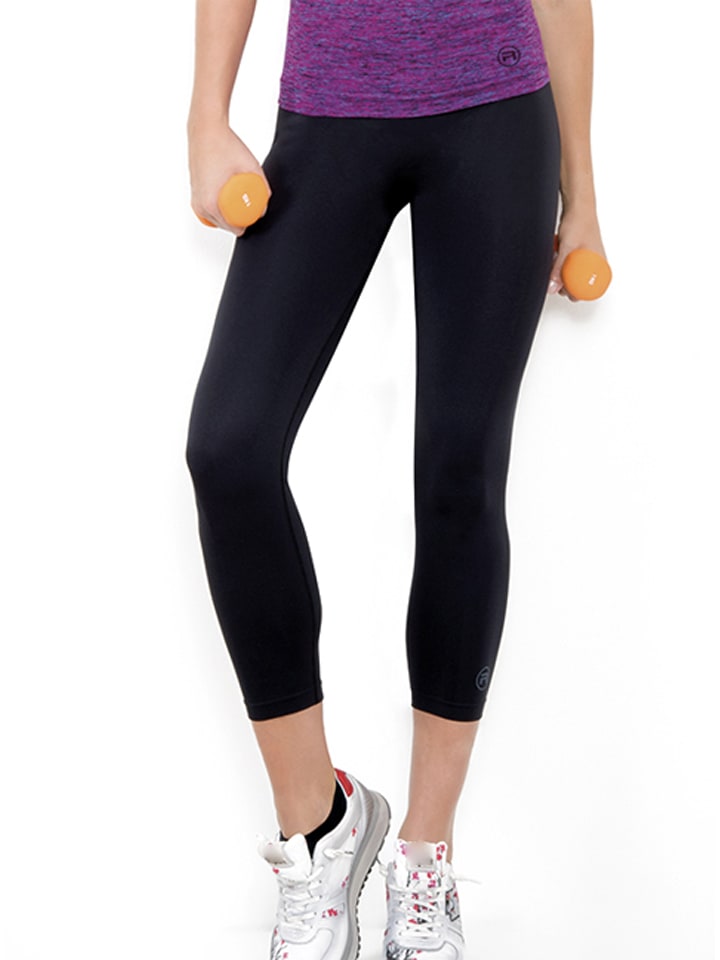Legginsy sportowe w kolorze czarnym