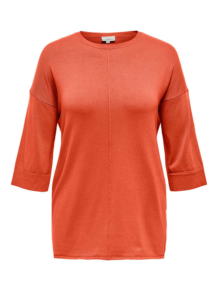 Sweter w kolorze pomarańczowym