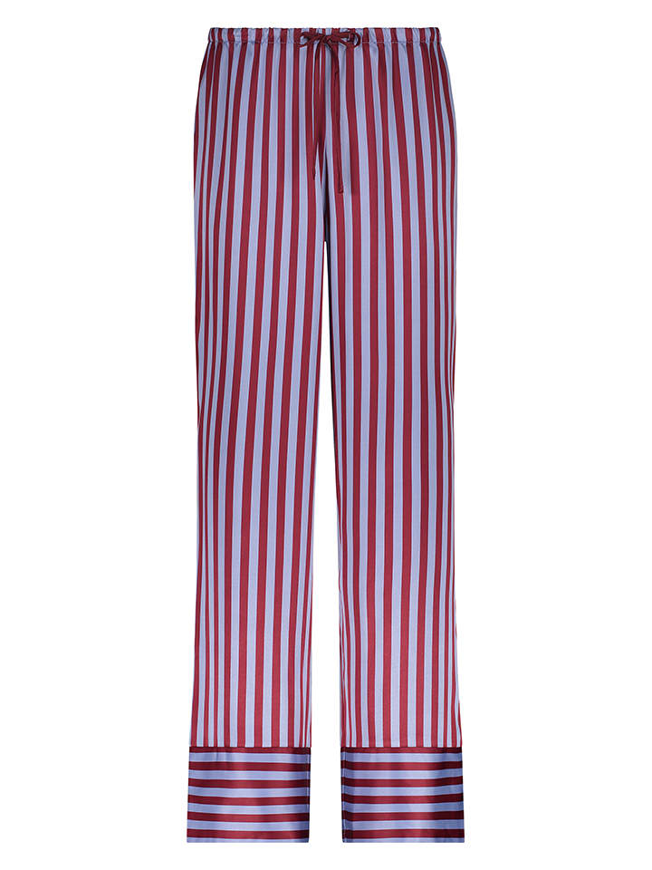 Hunkem ller Pyjama Hose in Bordeaux Hellblau g nstig kaufen limango
