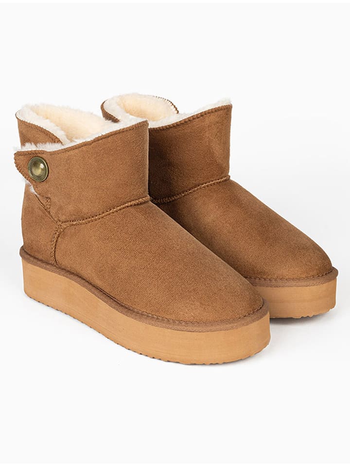 Winterboots "Catalina" lichtbruin