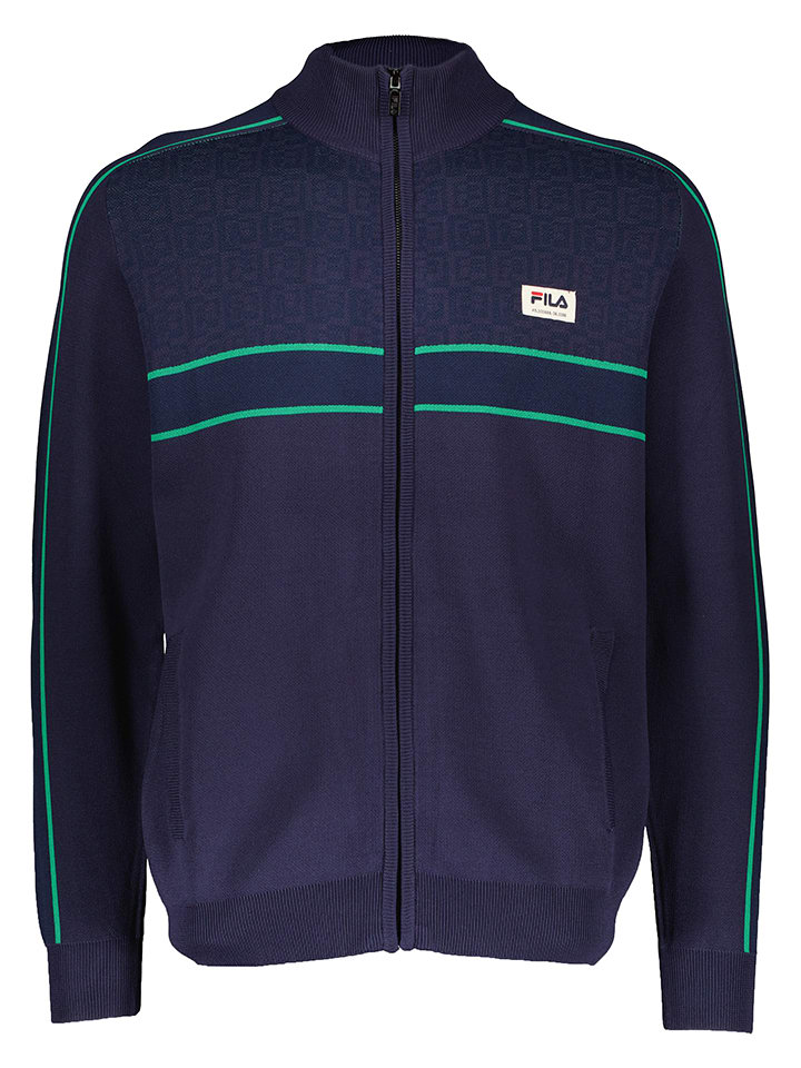 Sweatjacke in Dunkelblau