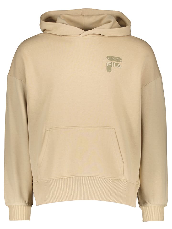Beige fila hoodie store
