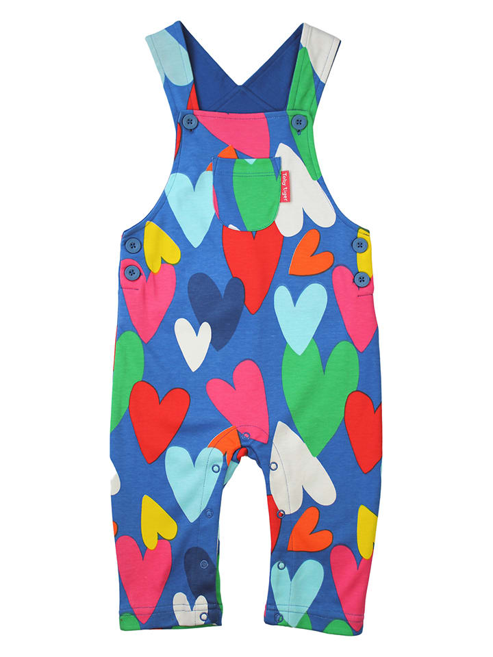 Latzhose in Bunt