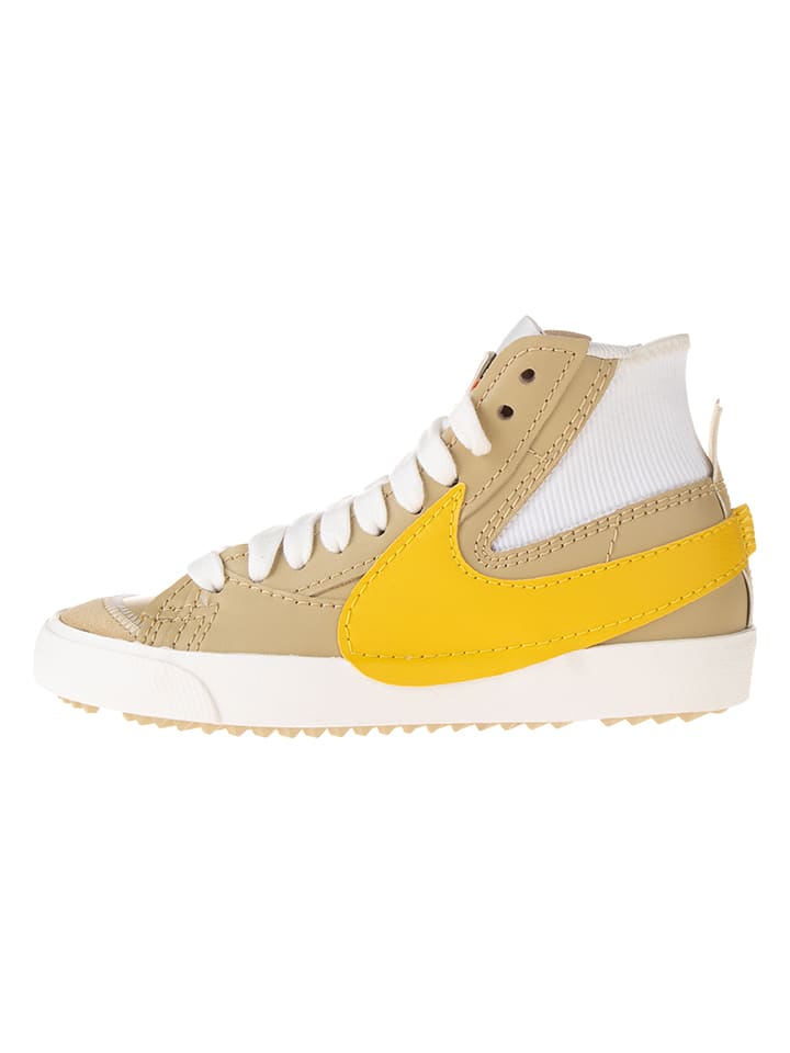 Nike Leren sneakers Blazer Mid 77 Jumbo beige wit goedkoop kopen limango