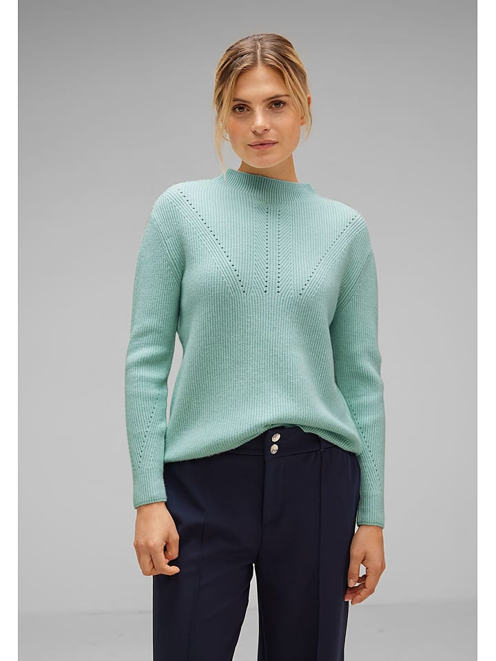 Street one trui blauw outlet