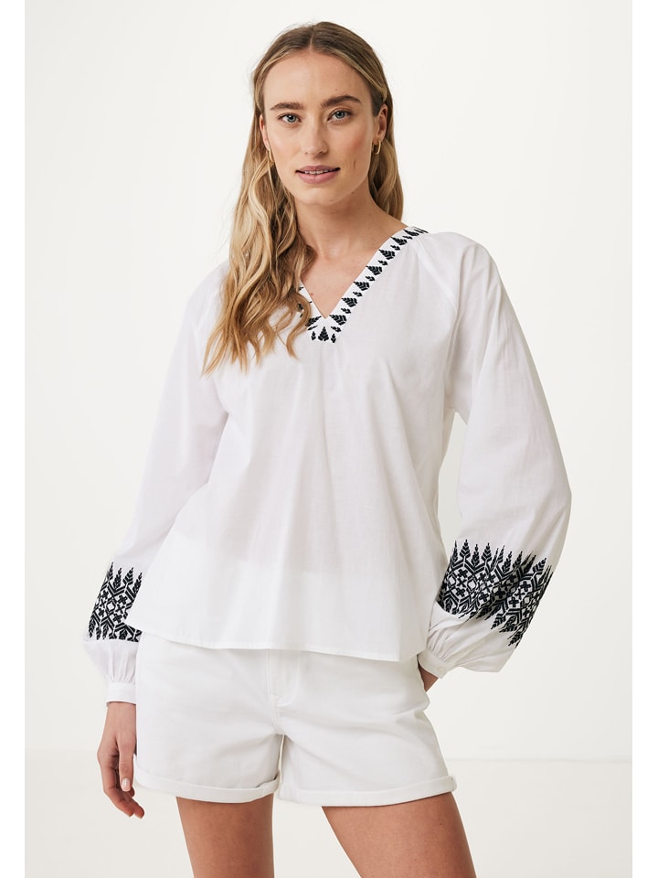 Bluse in Weiß