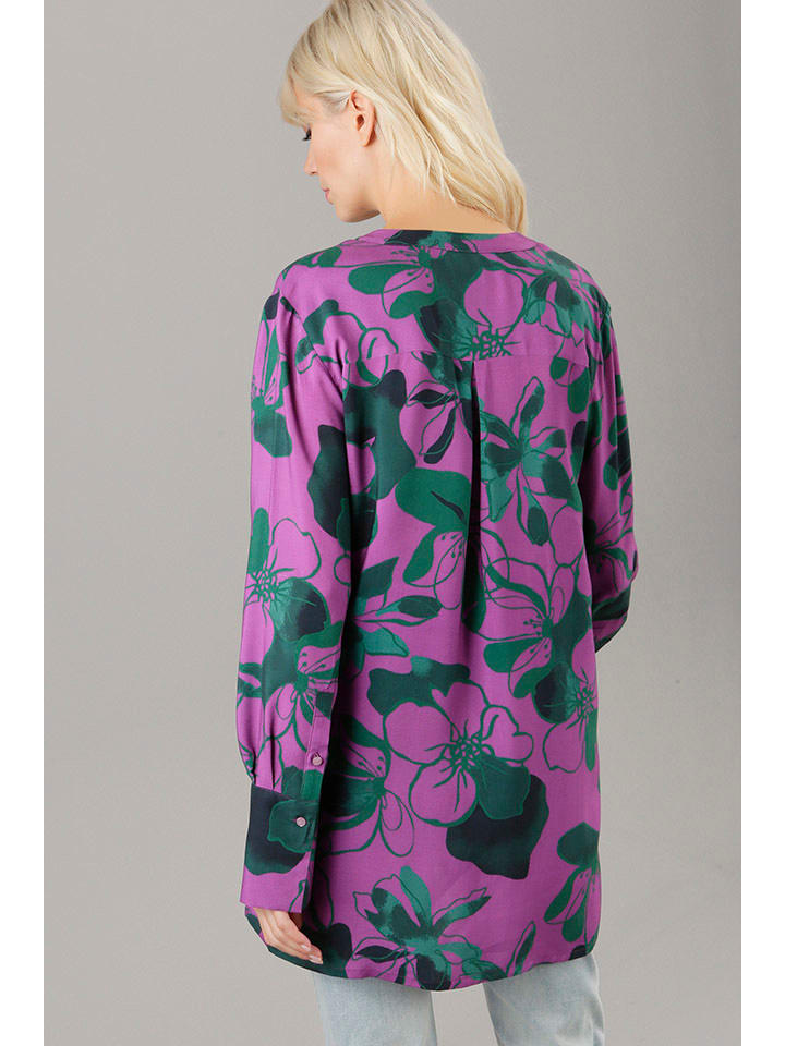 Aniston Bluse in Lila/ Grün günstig kaufen | limango