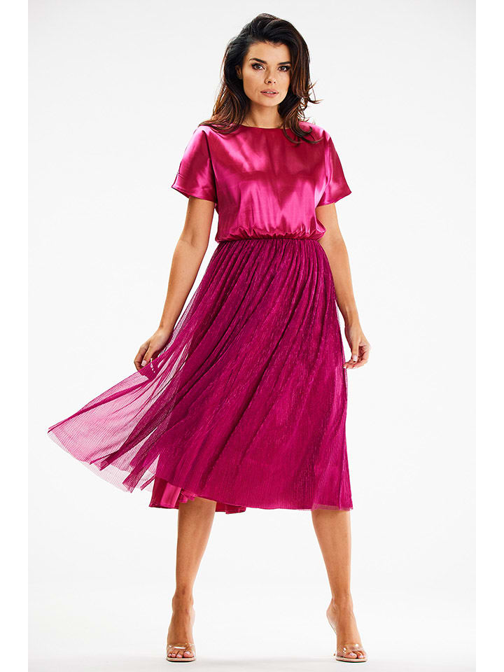 Awama Jurk fuchsia goedkoop kopen limango