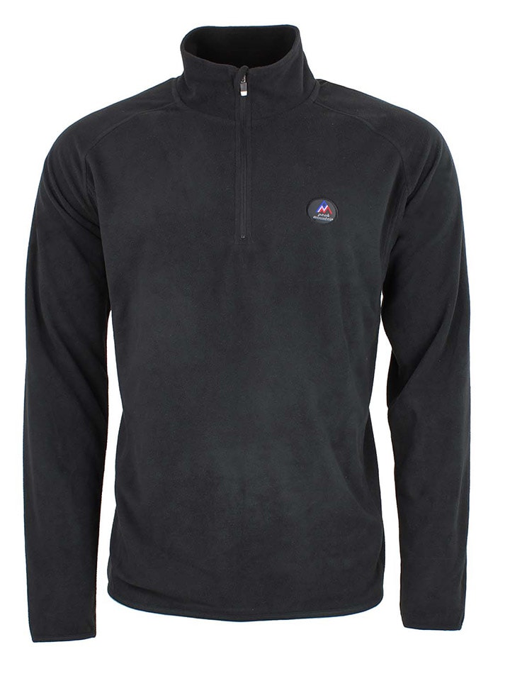 Fleecepullover "Cafinor" in Schwarz