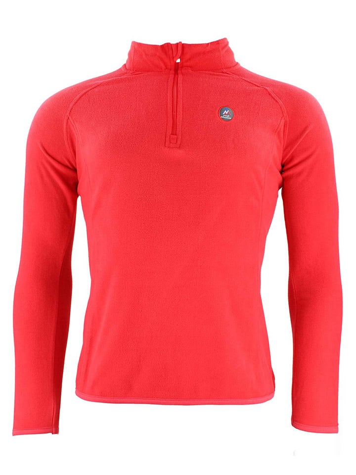 Fleecepullover "Cafinor" in Rot
