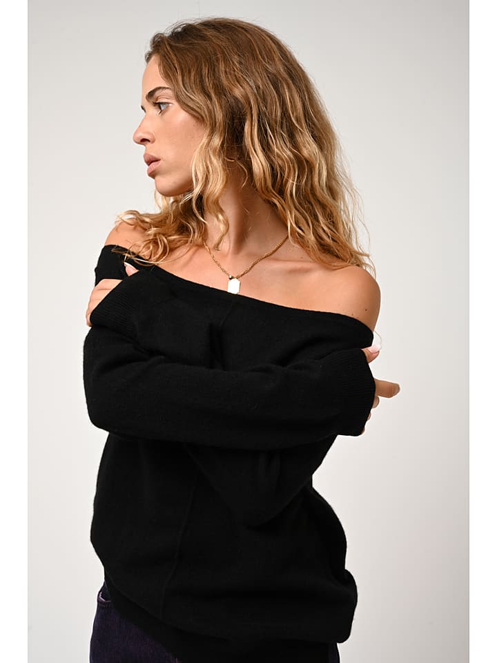 Kaschmir-Pullover "Faraut" in Schwarz