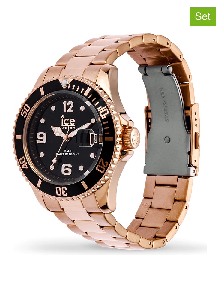 Ice watch discount gold black