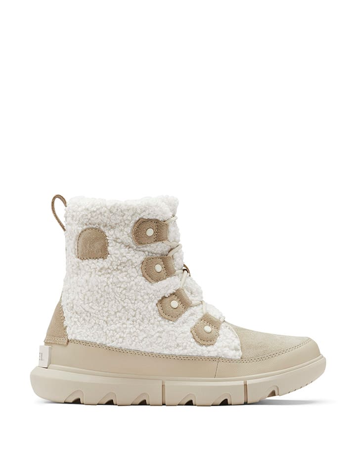 Beige sorel boots top