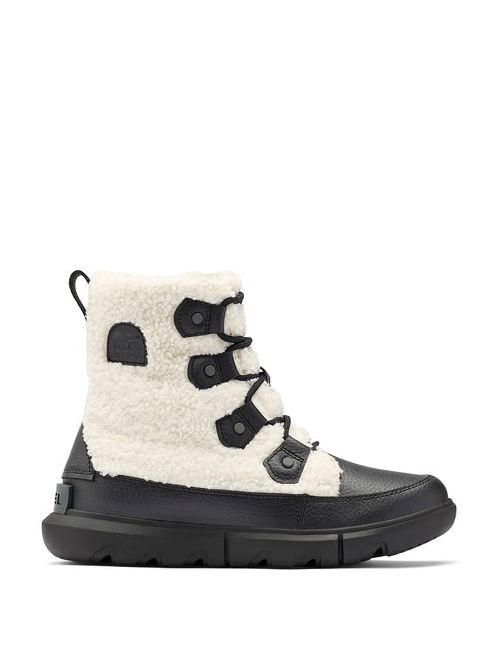 Boots "Explorer" wit/zwart