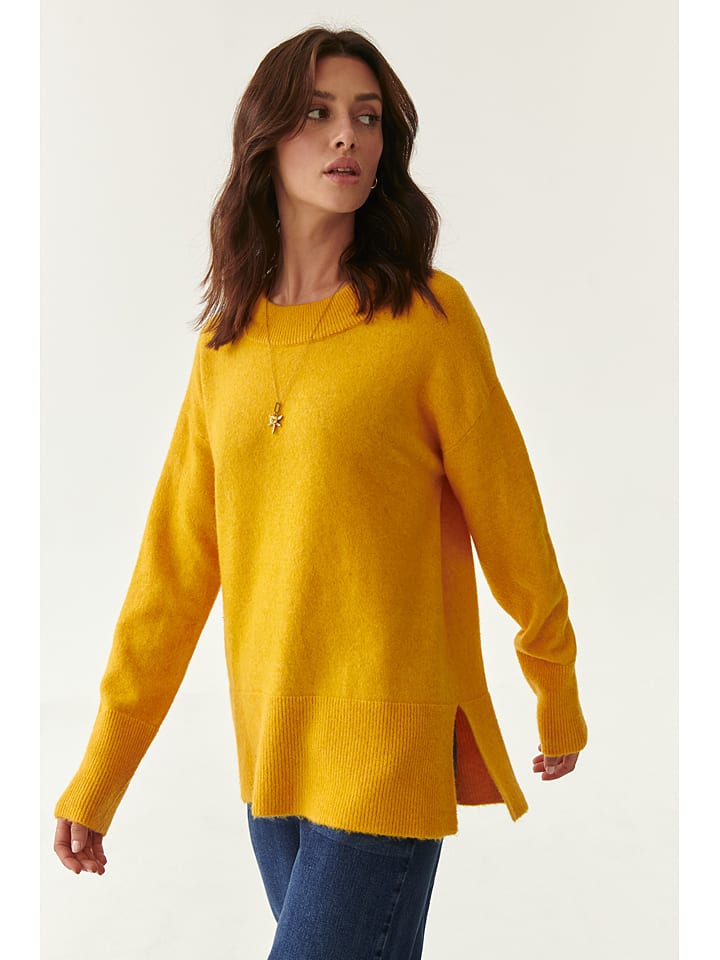 Sweter w kolorze żółtym
