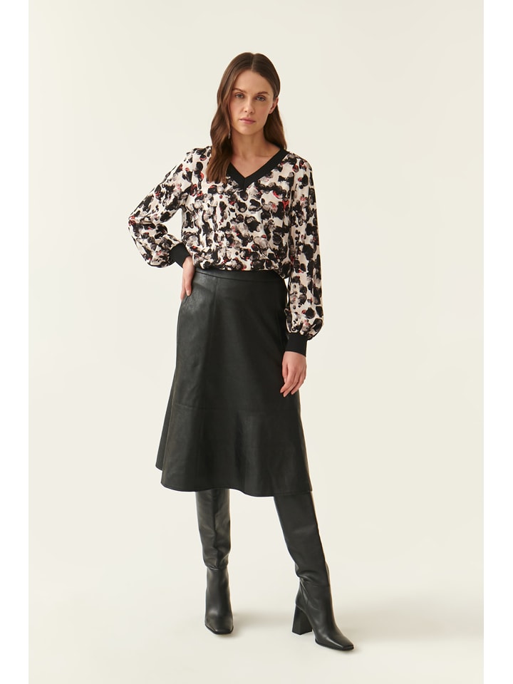 Longsleeve zwart/wit