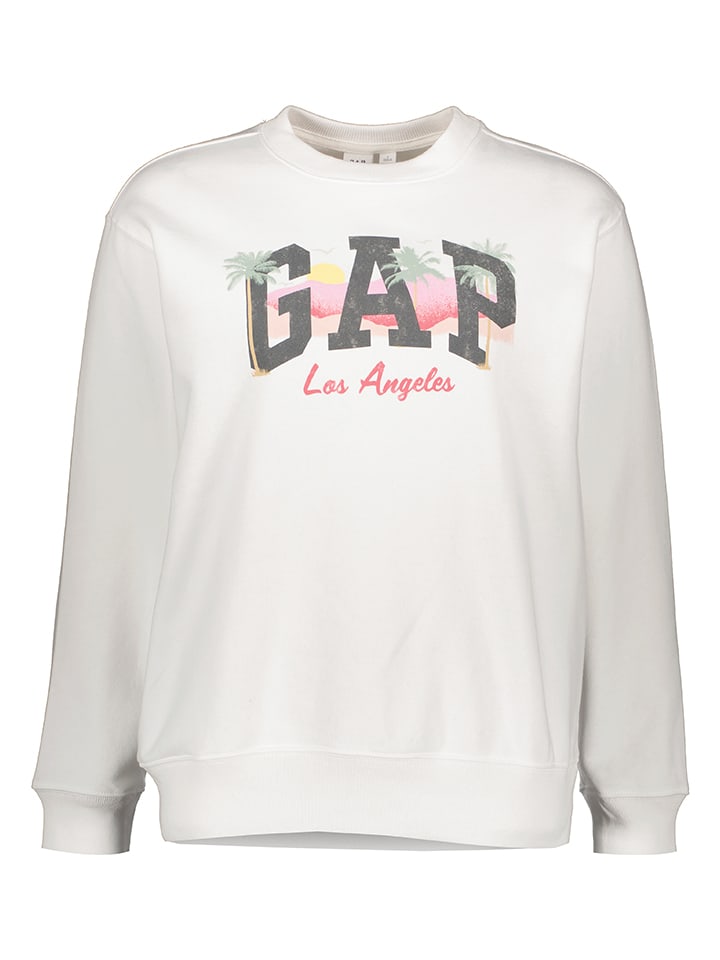 White gap sweatshirt best sale
