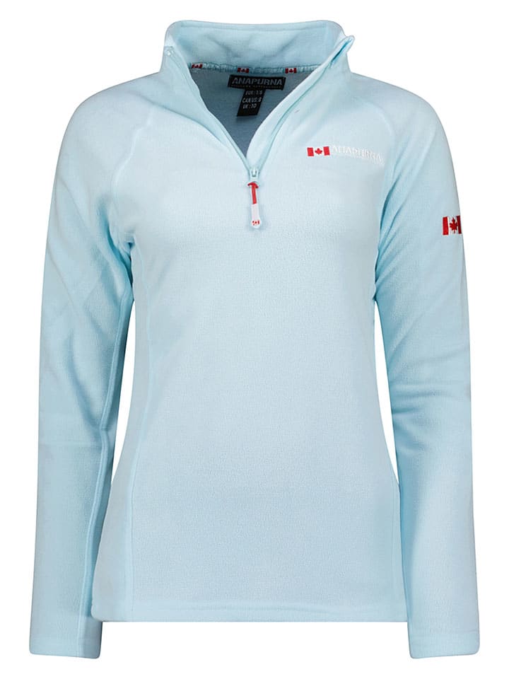 Fleece trui "Tonneau" lichtblauw