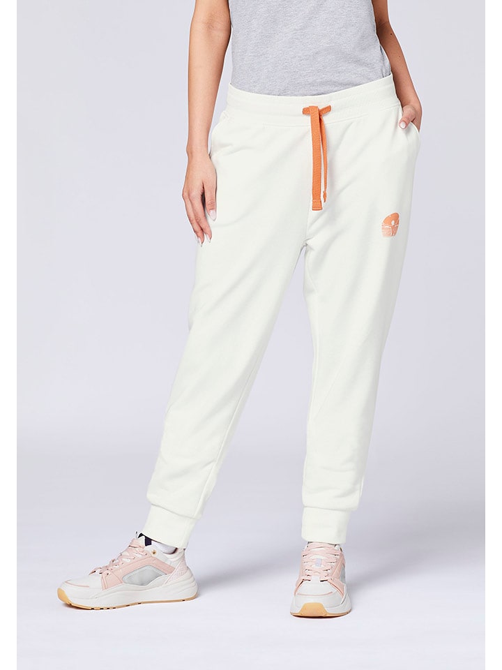 Sweathose "Zwiko" in Creme