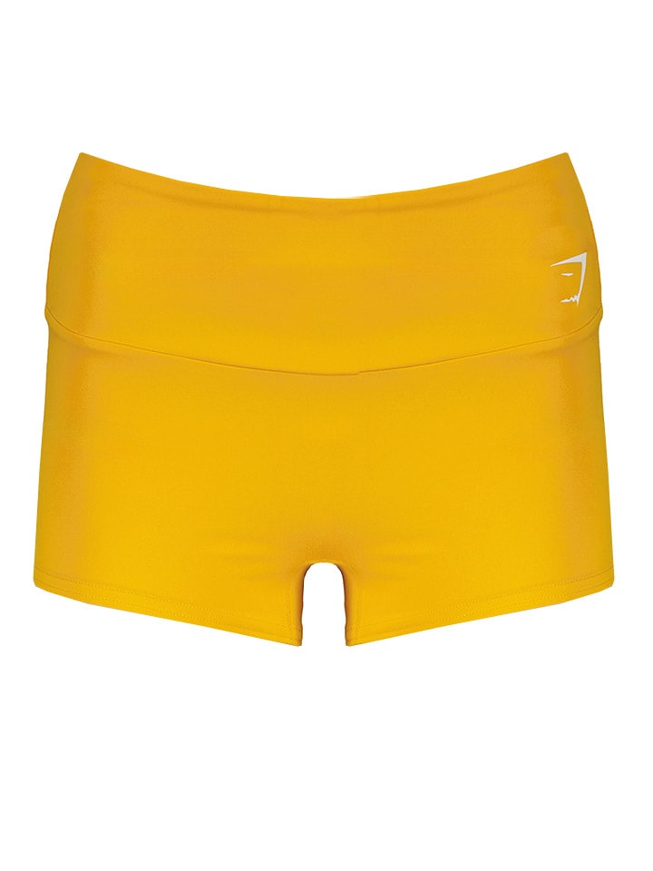 Gymshark yellow dreamy shorts clearance