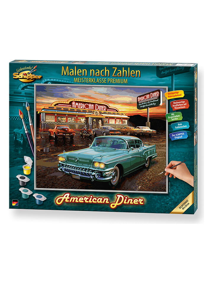 Malen nach Zahlen "American Diner"- ab 12 Jahren