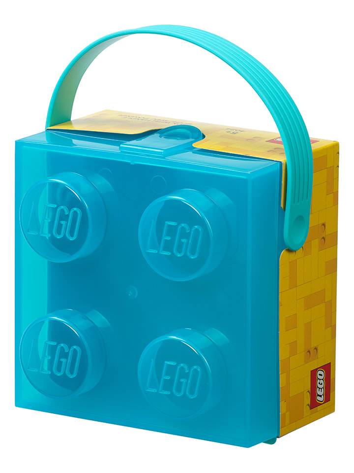 Lunchbox "Brick 4" in Hellblau - (B)16,5 x (H)11,6 x (T)17,3 cm