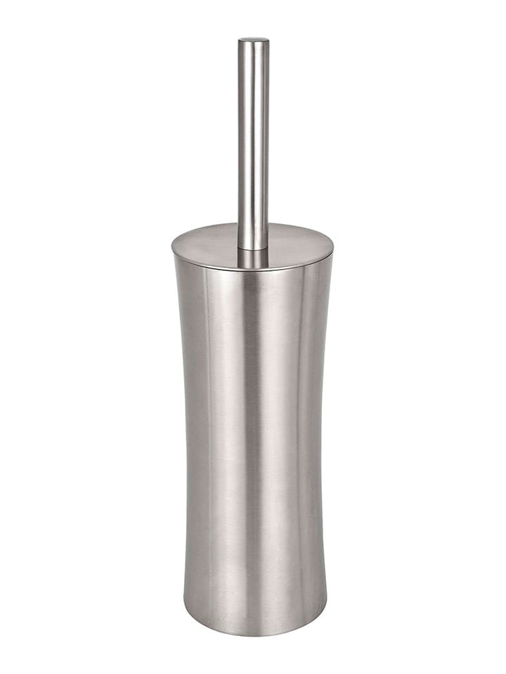 WC-Garnitur "Pieno" in Silber - (H)37,5 cm