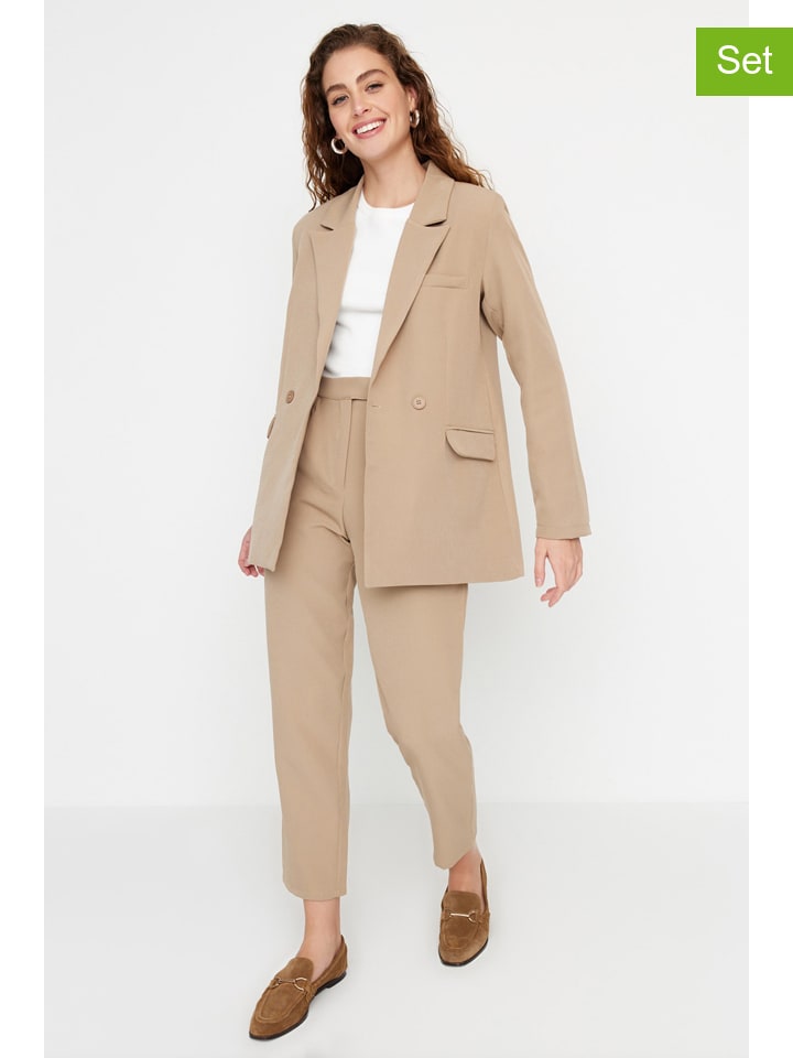 2tlg. Outfit in Beige