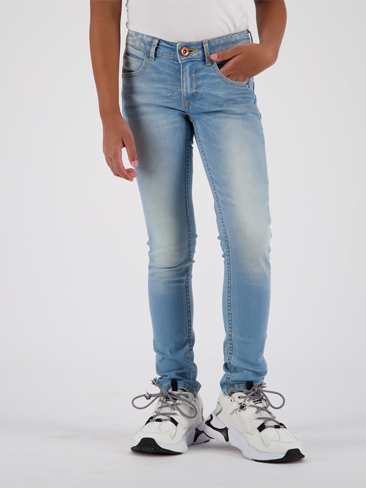 Dżinsy "Bettine" - Skinny fit - w kolorze błękitnym