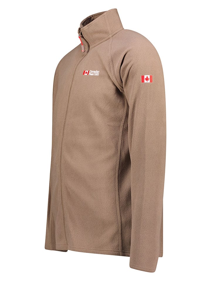 Fleece vest "Tugeak" taupe