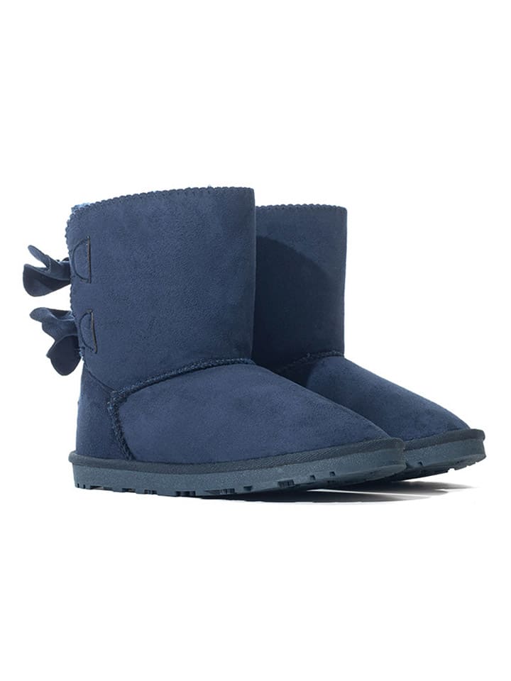 Winterboots "Edison" donkerblauw