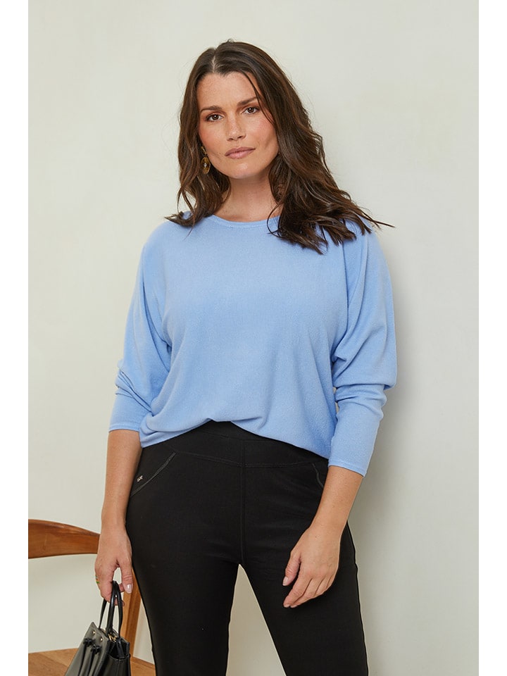 Curvy Lady Trui lichtblauw goedkoop kopen limango
