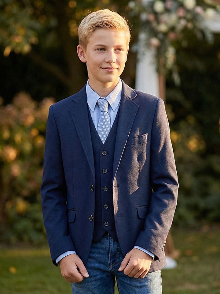 Sakko - Slim fit - in Dunkelblau