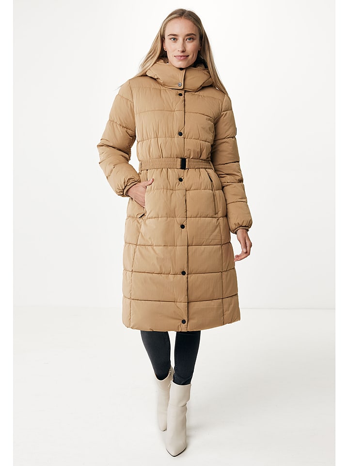 Wintermantel beige