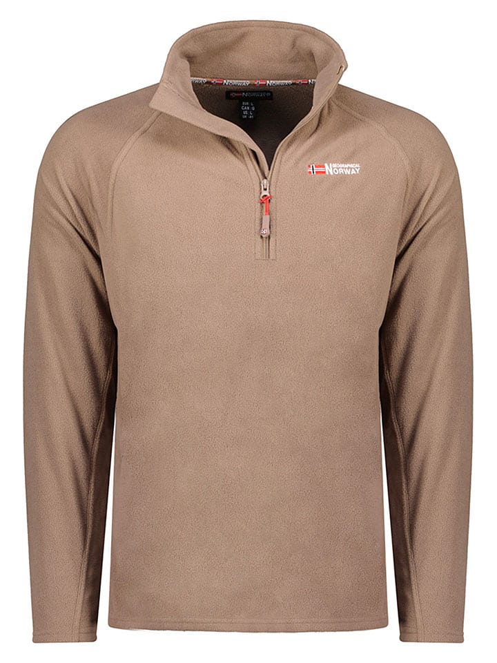 Bluza polarowa "Tug" w kolorze szarobrązowym