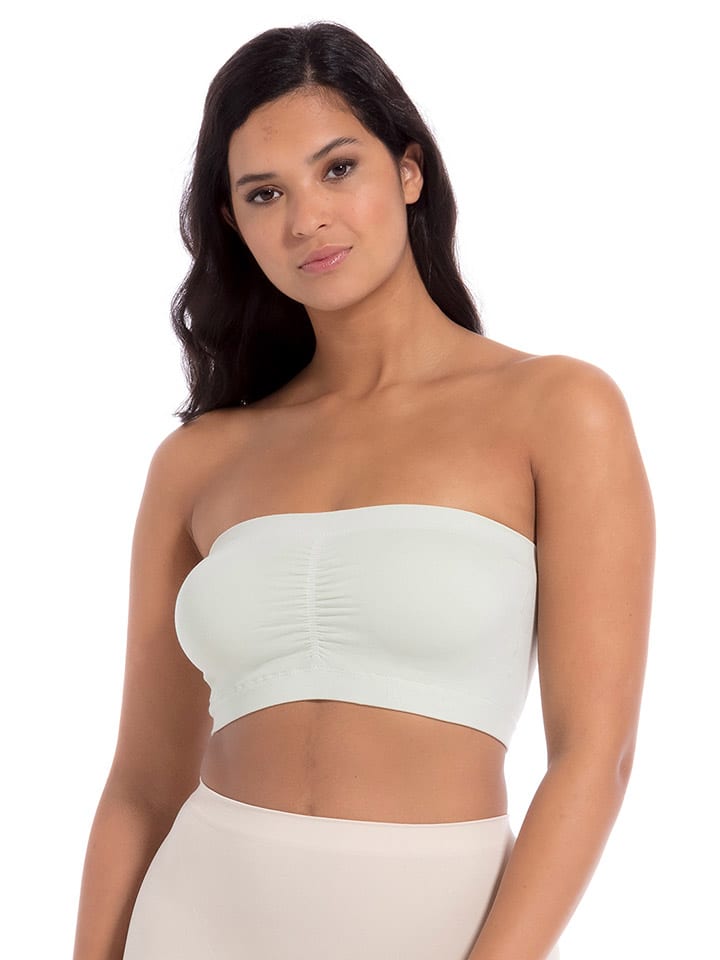 Biustonosz bandeau "Comfort Bandeau Bamboo" w kolorze zielonym