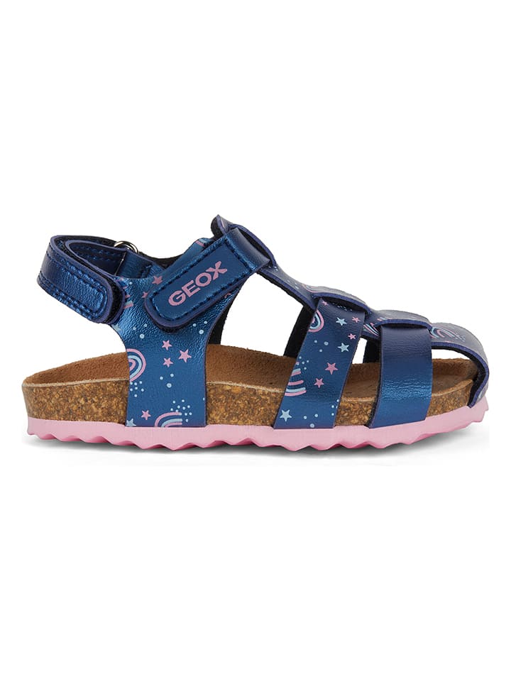 Geox Sandalen Chalki donkerblauw goedkoop kopen limango