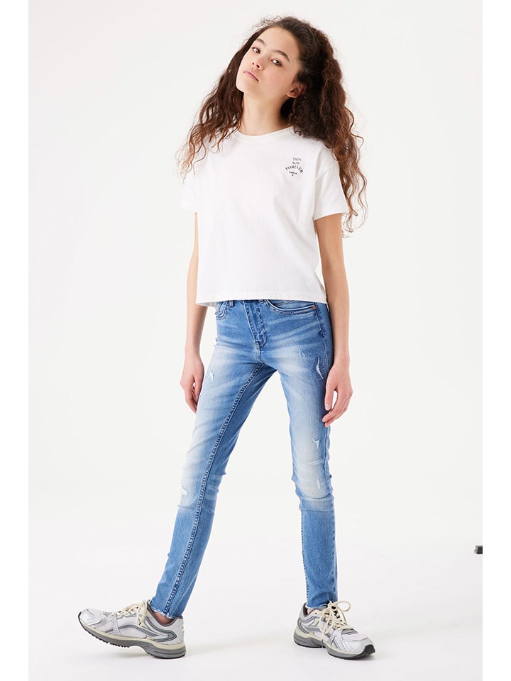 Dżinsy - Super Slim fit - w kolorze niebieskim