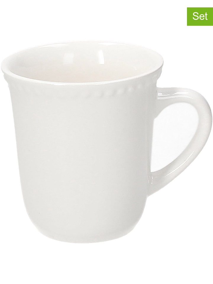 Tognana 2er Set Tassen Shabby in WeiB 390 ml gunstig kaufen limango