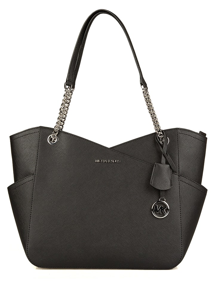 Michael Kors Leren shopper zwart B 41 x H 26 x D 4 5 cm