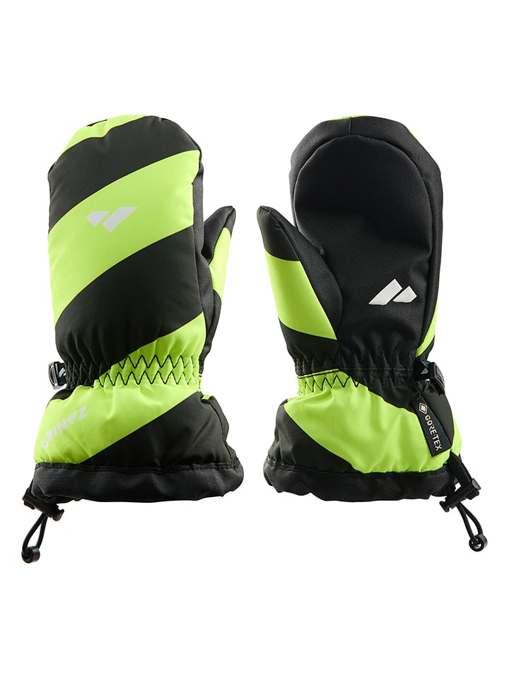 Ski-/ Snowboardfäustlinge "Twister.GTX" in Schwarz/ Grün