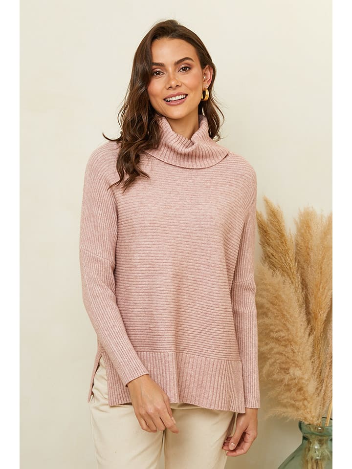 Rollkragenpullover mit Cashmere