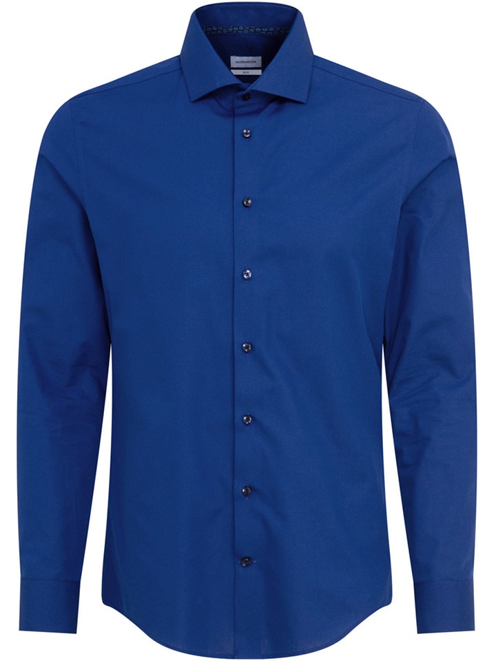 Hemd - Slim fit - in Blau