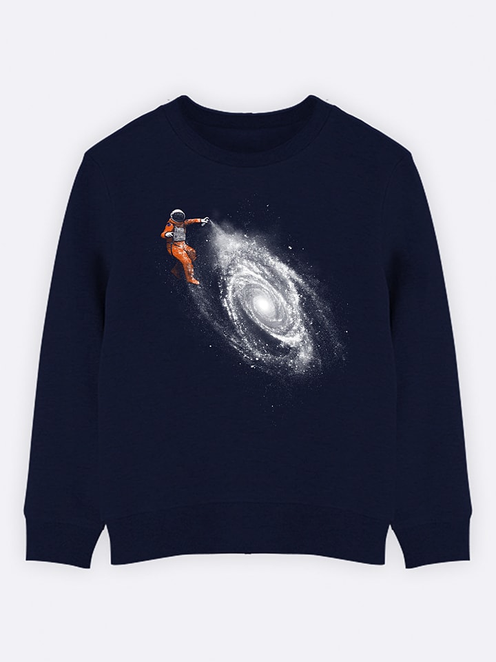 Sweatshirt "Space art" in Dunkelblau