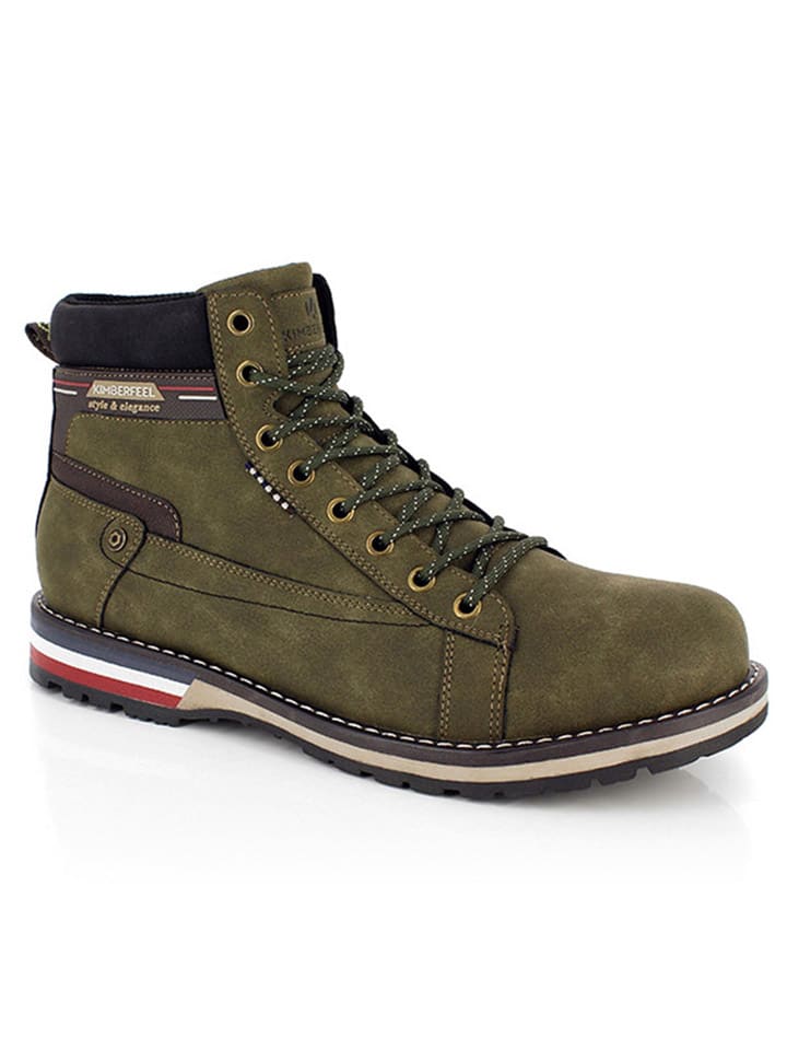Botki "Paul" w kolorze khaki
