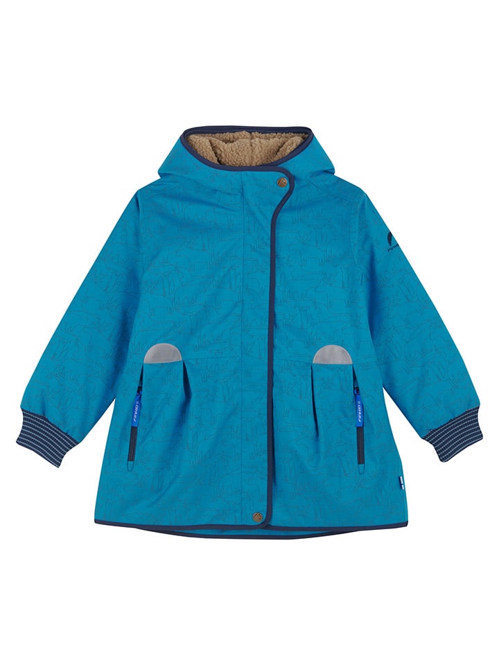 Zip-in-Winterjacke "Aina Ice" in Blau