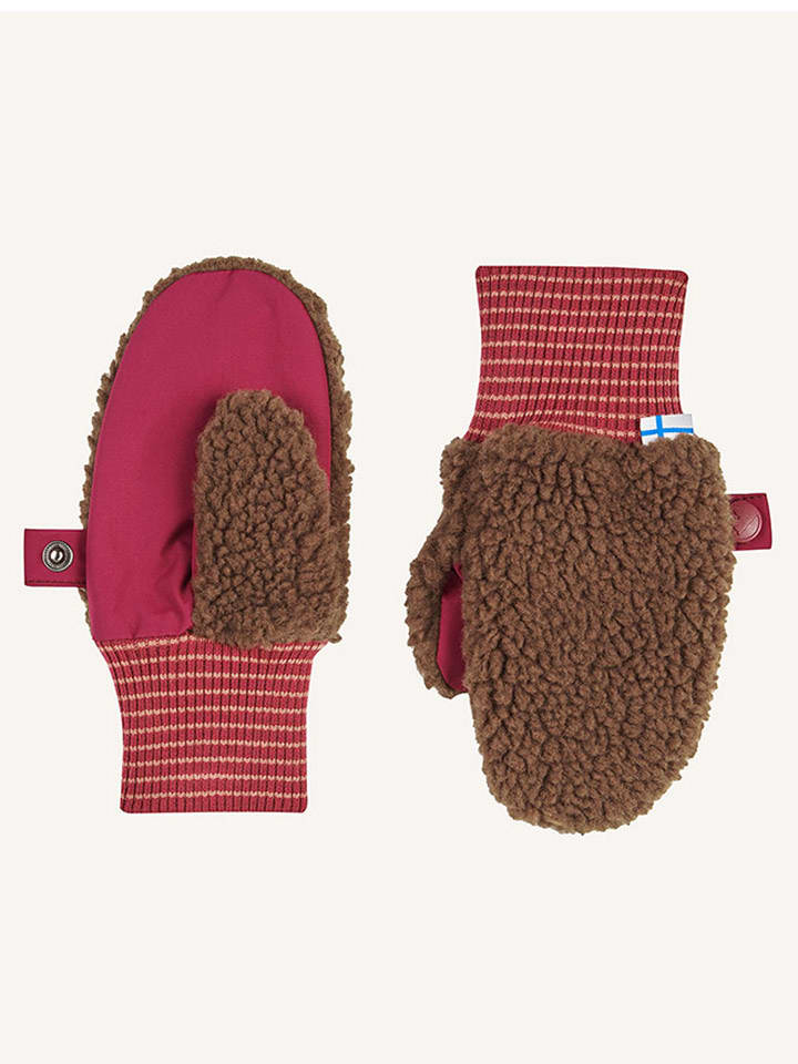 Funktionsfäustlinge "Nupujussi Teddy" in Braun
