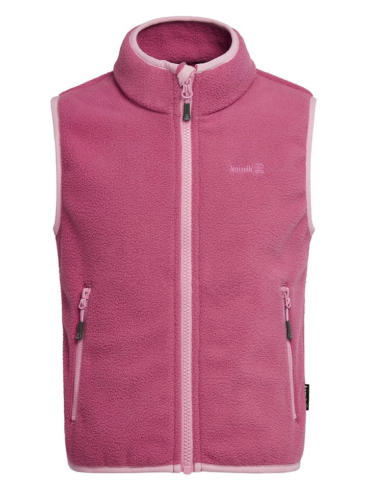 Fleece bodywarmer "Dawn" roze