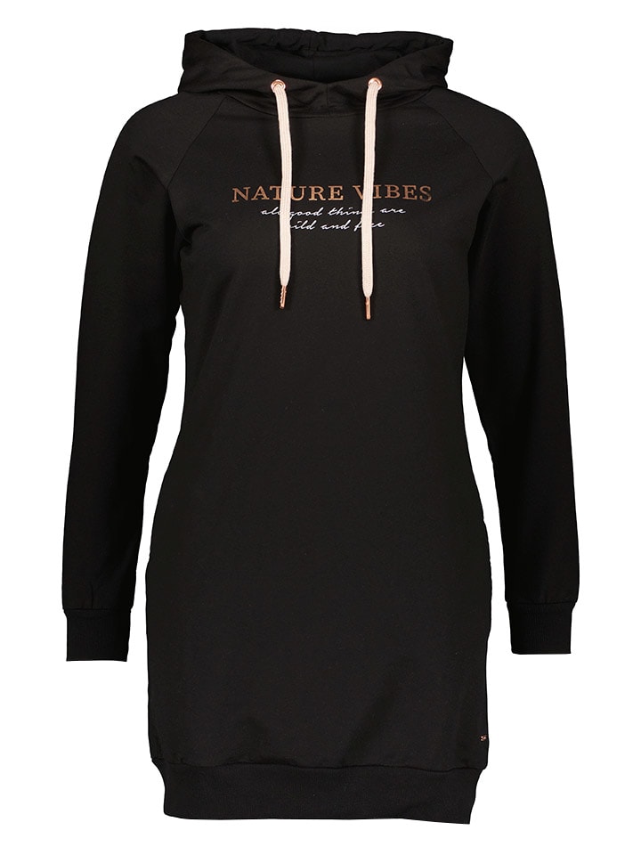 Sweatkleid in Schwarz